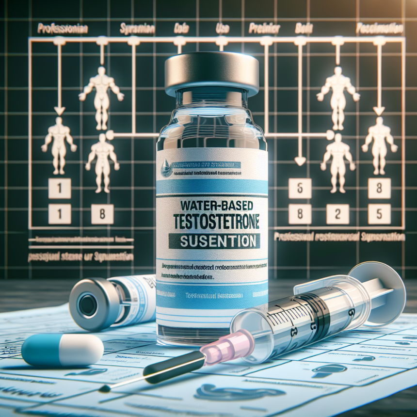 Recommended dosages of water-based testosterone suspension for professional athletes