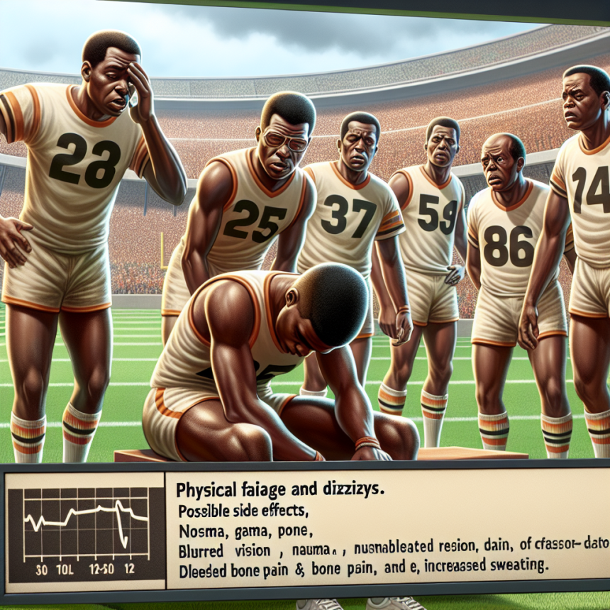 Side effects of toremifene citrate in sports