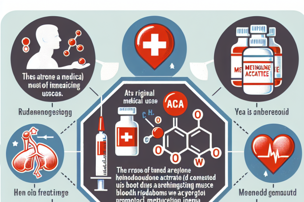 Original medical purpose of acetato di metenolone