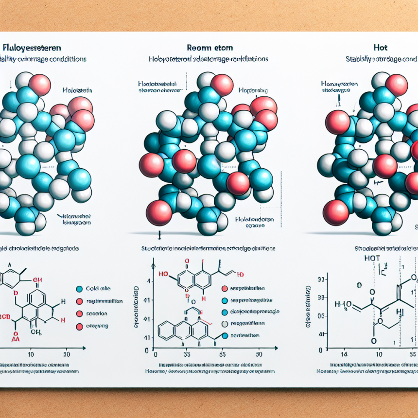 Stability of halotestin under various storage conditions