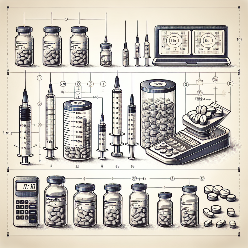 Volume calculation for stanozololo compresse injections