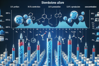 Concentration variations of stenbolone on the market