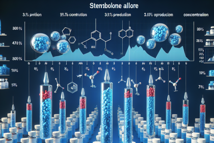 Concentration variations of stenbolone on the market